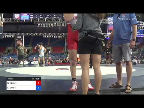 170 Lbs Round Of 16 - Kasey Ross, Iowa Vs Caden Ernd, Illinois 944d