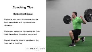 605. Barbell Split Squat