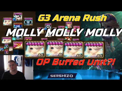 G3 Arena rush - Molly OP on AD?! And you thought Miho was toxic! - Summoners War