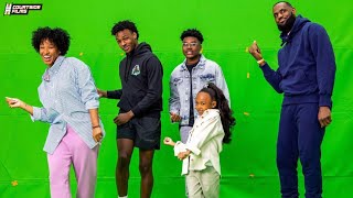 Meet the James Gang!! LeBron and His Family are Hilarious! #jamesgang video