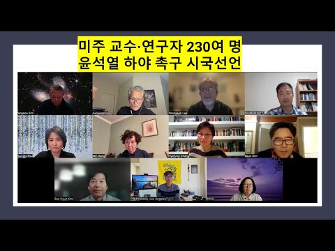 미주 교수·연구자 230여 명, 윤석열 하야 촉구 시국선언