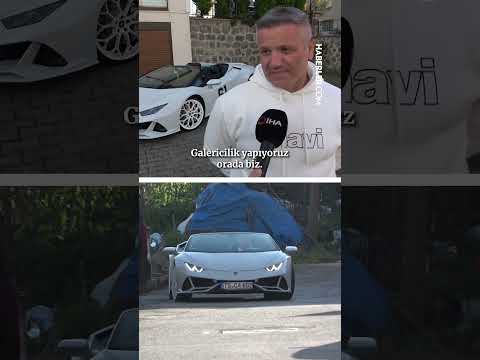 Almanya'dan Trabzon'a Lamborghini ile gelen gurbetçi: 