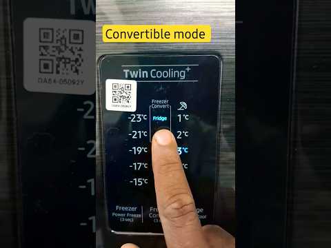 Refrigerator 5 in 1 convertable mode #Freezer convert #fridge #shorts #samsung
