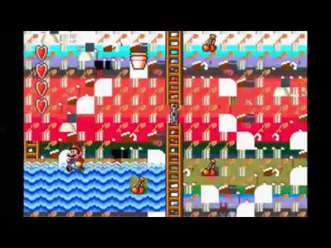Super Mario Bros. 2 (SNES): Glitch level E8 (World 7 / European version)