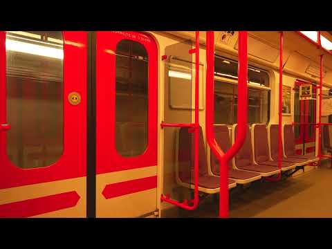 Czech Republic, Prague, metro ride from Skalka to Depo Hostivar