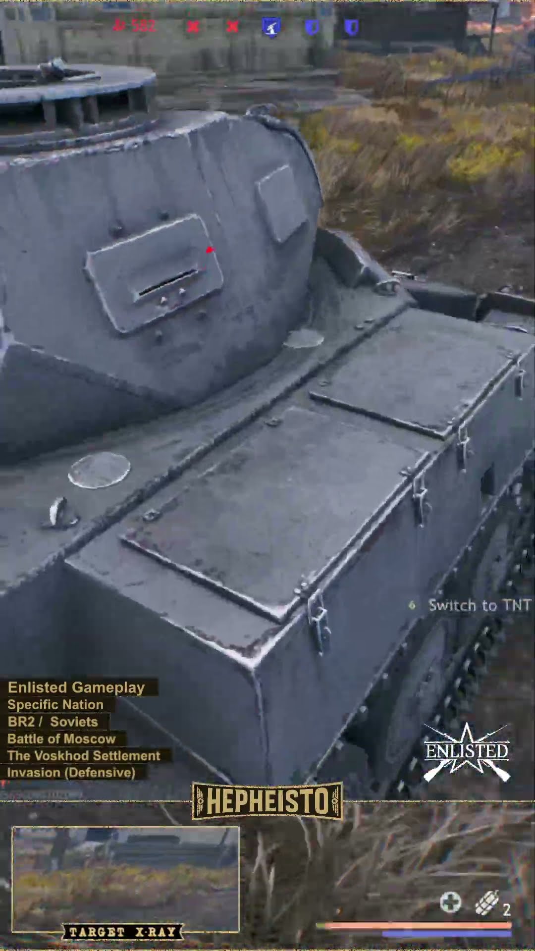 Engineer eliminates PanzerII C with TNT Charge