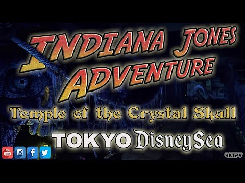 Tokyo Disney Sea - Indiana Jones Adventure - Temple of the Crystal Skull - POV complete ride