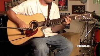 Video thumbnail for CORT 12 String Acoustic Guitar Demo 2 (Unplugged) by TheJRGuitars