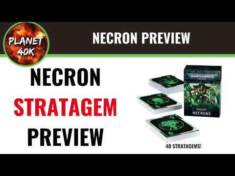 Warhammer 40k Necron STRATAGEM PREVIEW - 9th Edition