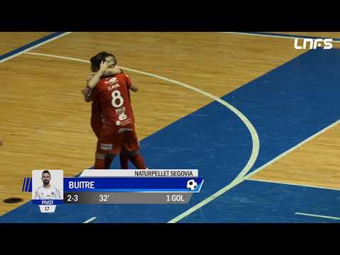 Gol Buitre (2-3) Santiago Futsal - Naturpellet Segovia. J22, 1Div