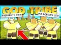 Destroying an Entire God Tribe Solo (Roblox Booga Booga)