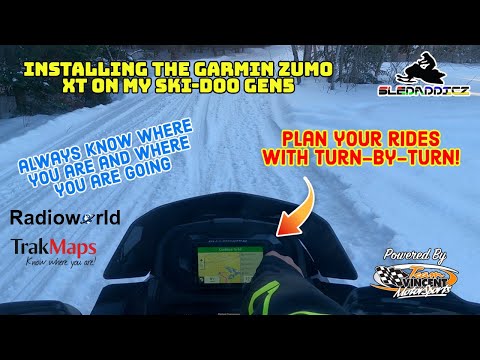 Garmin GPS Install on 2023 Ski-Doo Renegade X-RS 850 | Best GPS Setup EVER! | Radioworld.ca