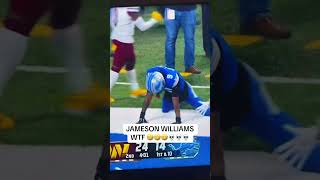 Jameson Williams touchdown celebration has me crying 😭 #detroitlions #nfl #nflplayoffs #sports