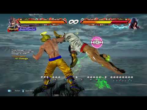 Tekken 7 : Lars Rage Drive Combos (with command inputs)