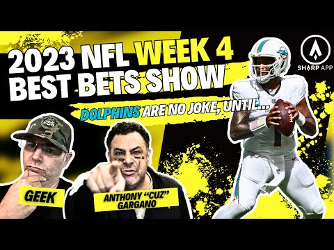 NFL Week 4 Best Bets With Anthony "Cuz" Gargano | The Wiseguys