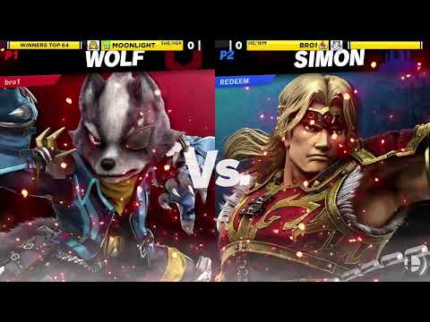 Big Cheese 3 SSBU: Bro1 vs Moonlight (Wolf vs Simon) - Winners Top 24