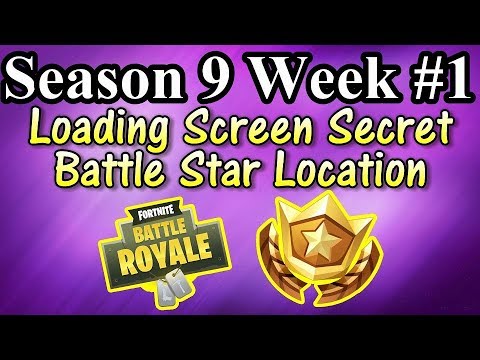 Season 9 Week #1 Loading Screen Secret Battle Star Location