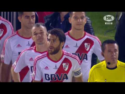 Histórico recibimiento - River 2 - 1 Independiente Santa Fe - Final Recopa Sudamericana