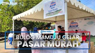 Bulog Cabang Mamuju Gelar Pasar Murah di Taman Karema, Tersedia Jenis Bahan Pokok