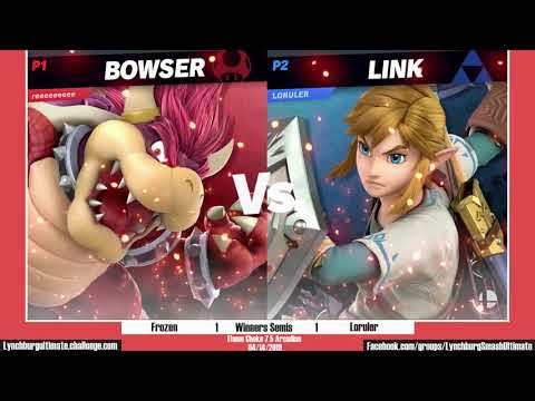 Flame Choke 7.5 - Frozen (Bowser) vs. Loruler (Link) - Winner's Semis - Ult Singles (4/14/19)