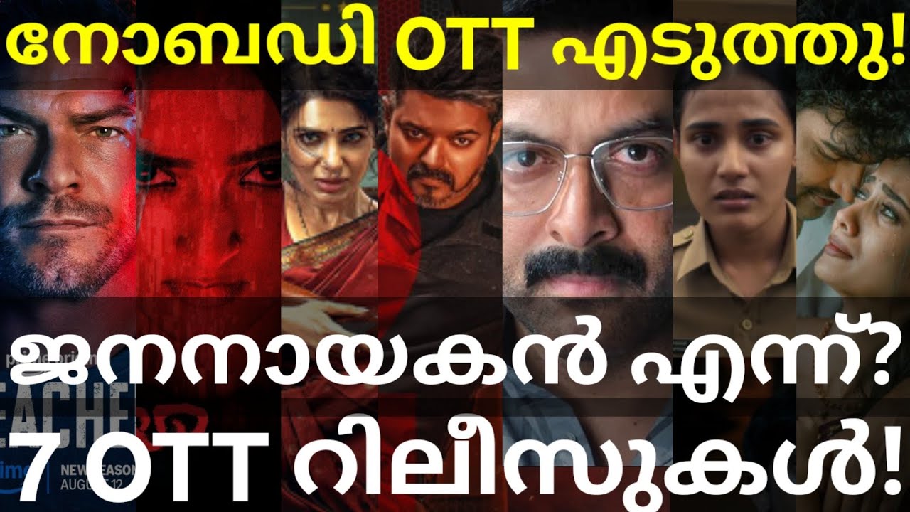 JanaNayagan And INobody OTT Release Confirmed |7 Movies OTT Release Date #Vijay #Prime #Prithviraj 