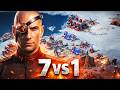 Red Alert 2 7 Brutal AIs Vs 1 Player On Snowflake Clash IMPOSSIBLE