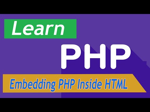 Php Tutorial 9 Embedding Php Inside Html
