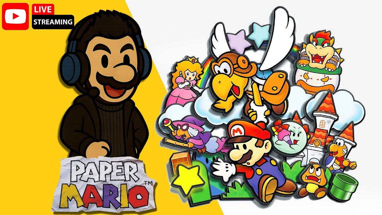🚀 LIVE: PAPER MARIO 64 - PARTE 5 SERÁ DECISIVA HOJE ?🍄 | #PaperMario64 #Live #ZerandoJogo