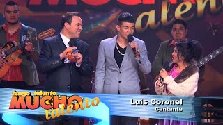 Luis Coronel Primera vez en Televisión TENGO TALENTO MUCHO TALENTO