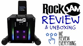 RockJam RJSC01-BK Singcube 5-Watt Rechargeable Bluetooth Karaoke Machine Review and Unboxing Set Up
