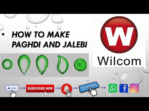 HOW TO MAKE JALEBI | PAGHDI | MIRRUR WITH INPUT A |wilcom 2006 | amrish virani