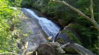 preview picture of video '2nd Falls on Upper Bearwallow Creek, Gorges State Park, Sapphire, NC'