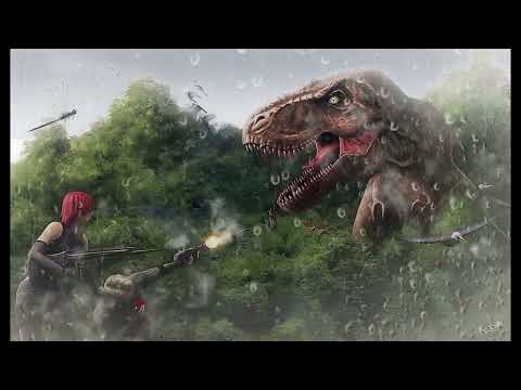 Dino Crisis 2 Save Room Music With Rain & Thunder Sounds\ Ambient Background Music