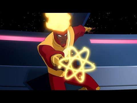 Firestorm (Jason Rusch) Powers and Fight Scenes - Justice League: Crisis On Two Earths