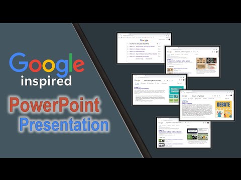 Google-Inspired PowerPoint Presentation | Zoom Animation
