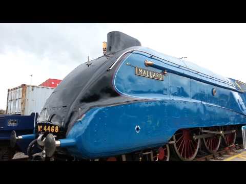 Lokomotywa parowa Mallard 4468 powraca w Doncaster na czas St Leger Festival