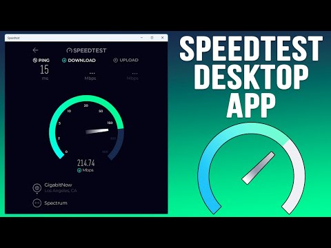 The Speedtest by Ookla Desktop Internet Speed Test App