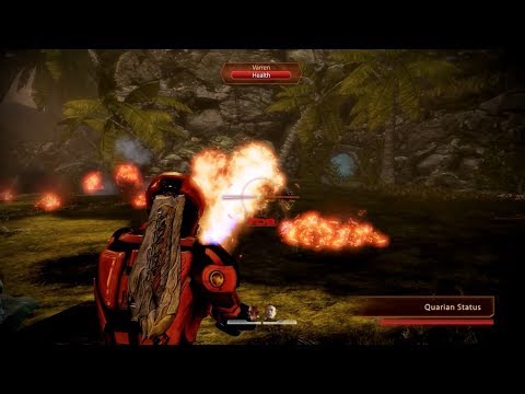 Mass Effect 2: Engineer roasting varren
