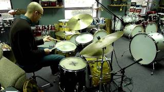 Luther Gray Plays His Gretsch Drums & Vintage K. Zildjians - Part 4