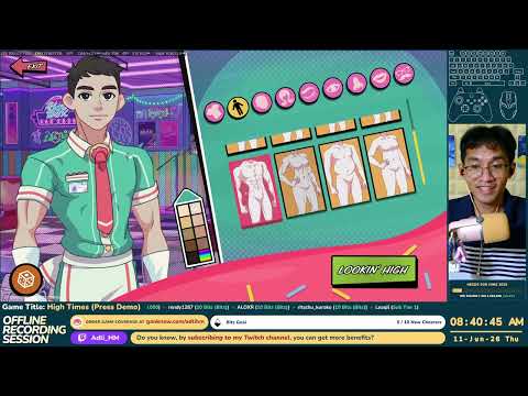 High Times - Dating/Cooking Sim (Demo) - First Impression - Gameplay #KeyMailer #hightimesdonut
