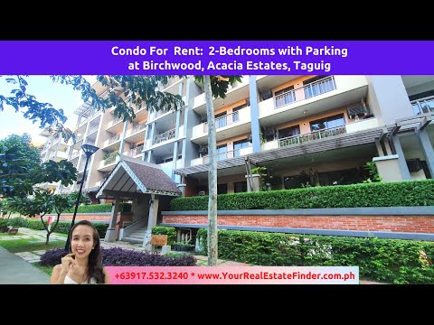 [Rented] DMCI 2BR Condo (O303) at The Birchwood, Acacia Estates Taguig