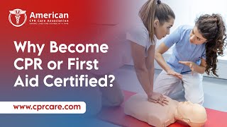 Why Become CPR or First-Aid Certified?