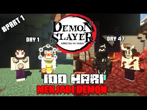 Become a Demon in Minecraft for 100 Days!