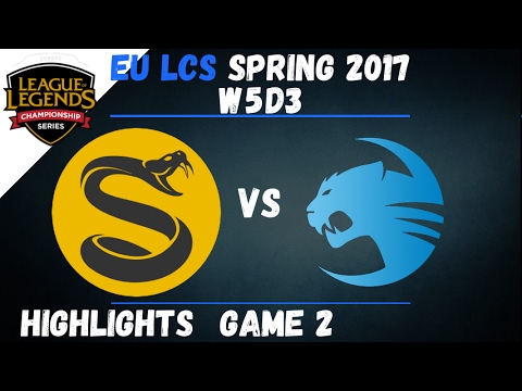 SPY vs ROC Highlights Game 2 EU LCS 2017 Spring W5D3 Splyce vs Roccat
