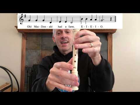 Old MacDonald Recorder Tutorial