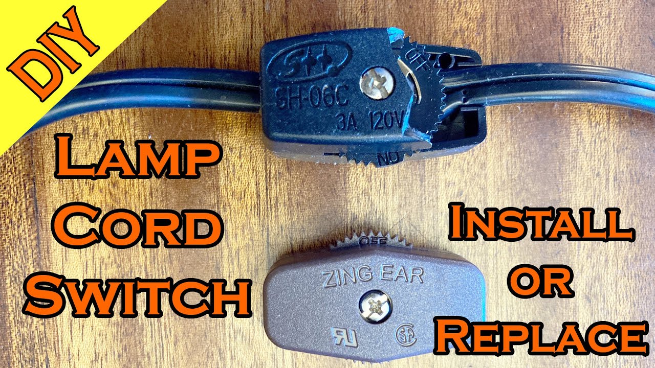 In-line Lamp Cord Switch Replacement, an easy fix!