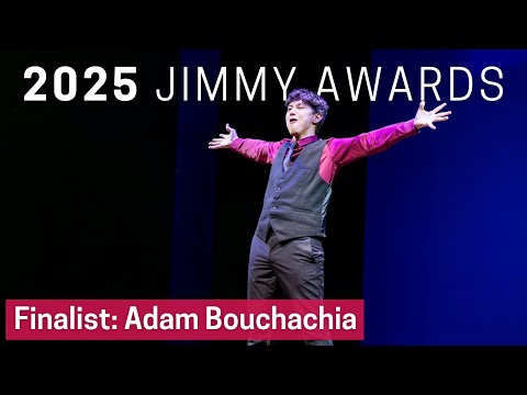 2025 Jimmy Awards Solo Performance - Adam Bouchachia