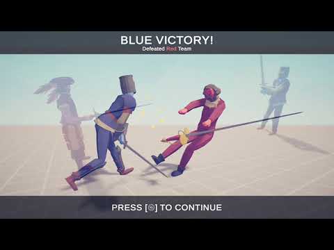 TABS | Fencer & Teacher Vs Samurai & Squire!! | 2v2!!! |