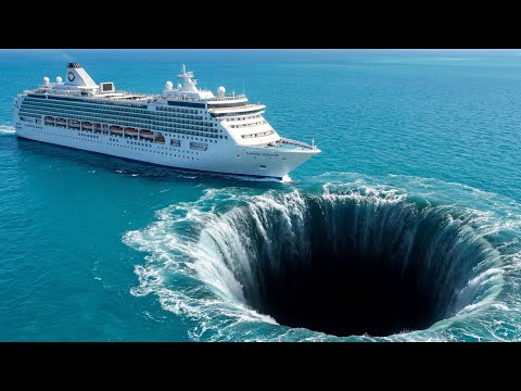 Unbelievable Disaster: Giant Cruise Ship Trapped by a Deadly Whirlpool