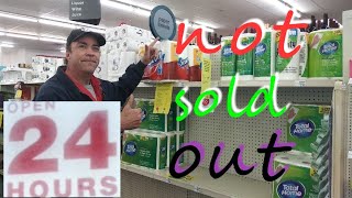 CVS/ still open 24 hrs / still toilet paper